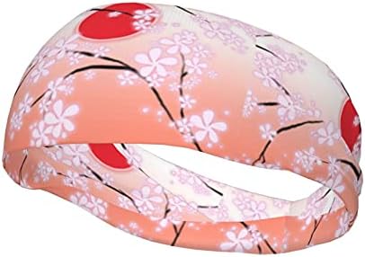Erkekler ' Sweatbands Asya Pembe Çiçeği Japonya Çok Fonksiyonlu Spor Performans Kafa Bandı Unisex Egzersiz Bilekliği
