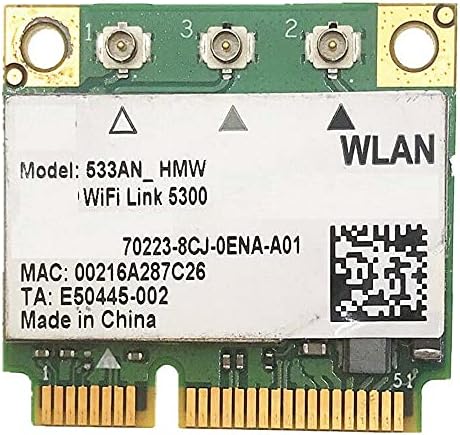 langchen WiFi Bağlantı 5300 agn 533AN_HMW 802.11 n Çift Bant Yarım Mini pcı-e Kablosuz Kart Adaptörü Uyumlu Lenovo thinkpad
