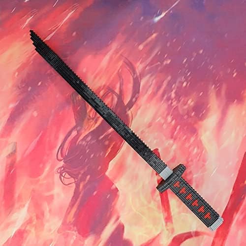 WADUHEK Kılıç Yapı Taşı Yapı Taşı Figürleri (Tanjiro'nun Kılıcı)