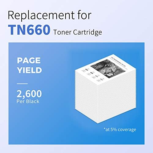 myCartridge SUPRİNT Uyumlu Toner Kartuşu Değiştirme için Brother TN660 TN 660 TN630 kullanımı ile MFC-L2700DW HL-L2320D MFC-L2705DW