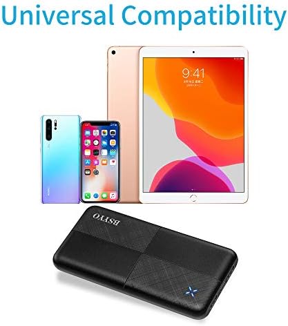 BSYYO Taşınabilir Şarj Cihazı,Üçlü 3A Portlu USB C Yüksek Hızlı 10000mAh Güç Bankası, iPhone 12 X 8 Plus Google Samsung LG