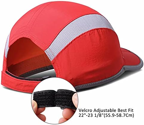 GADIEMKENSD Yansıtıcı Katlanır Açık Şapka Yapılandırılmamış Tasarım UPF 50 + Güneş Koruma Spor Şapkalar için Womens ve Mens