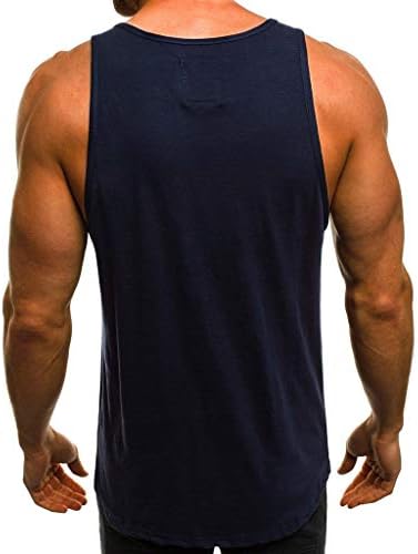 NIANTIE Tank Top Erkekler Grafik, Erkek Kolsuz Mektup Baskılı Tank Tops Serin Kas Kolsuz Tees Spor Egzersiz T-Shirt