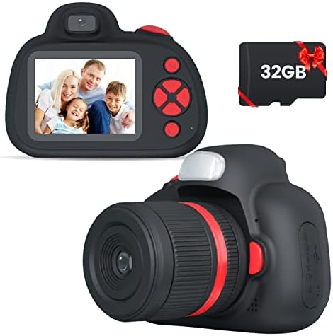 MOREXİMİ Çocuk Kamerası, 3-8 Yaş Çocuklar için Dijital Kamera, Doğum Günü, Kız Erkek Çocuklar için Oyuncaklar, 2,4 inç IPS