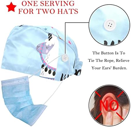 Retro Soyut Aşk Kalp Desen Ayarlanabilir Kravat Geri Unisex Şapkalar, Düğmeler Ve Ter Bandı İle Çalışma Kapakları
