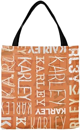 Kişiselleştirilmiş Tuval Tote Çanta Kadın Çocuklar ıçin Özel omuzdan askili çanta Alışveriş Özelleştirilmiş Kullanımlık Çanta