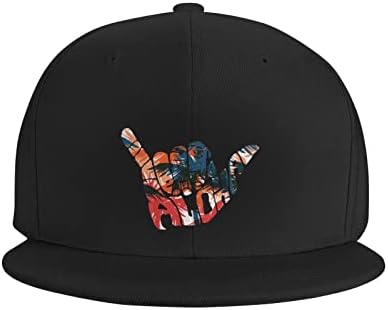 Snapback Şapka Aloha El Hawaii Yaz beyzbol şapkası Hip Hop Düz Bill Baba kamyon şoförü şapkası Siyah