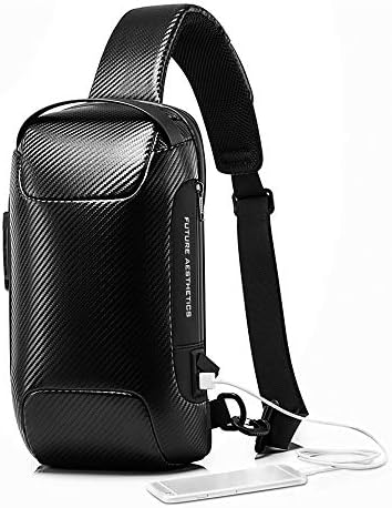 OZUKO Anti Hırsızlık tek kollu çanta Omuz Crossbody Sırt Çantası Rahat Sırt Çantası Açık Su Geçirmez Göğüs Çantası ile USB
