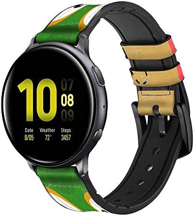 CA0432 Kurbağa Arı Sevimli Karikatür Deri ve Silikon akıllı saat Band Kayışı Samsung Galaxy İzle, Watch3 Aktif, Active2, Dişli