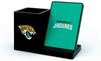 NFL Jacksonville Jaguars Kablosuz Şarj Cihazı ve Masaüstü Düzenleyici, Takım Rengi