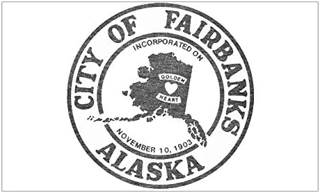 CNW Stüdyo Vintage Fairbanks Alaska Çıkartması Vinil Tampon Sticker 5