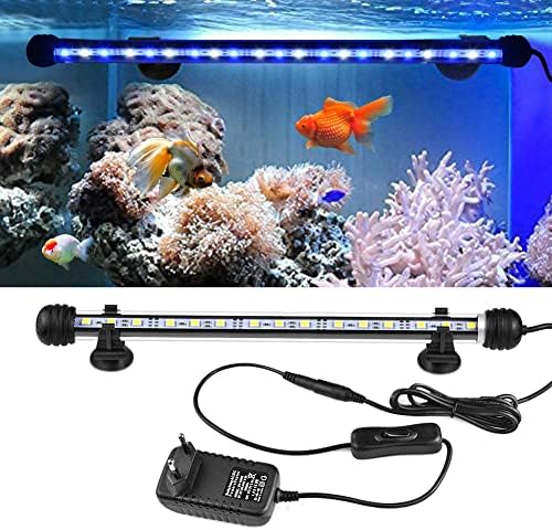 INFIJYON LED akvaryum ışık, balık tankı ışık sualtı ışık dalgıç kristal cam ışıklar, IP68 su geçirmez, balık tankları için,