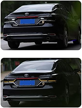 ınginuity zaman LED park lambaları Toyota Camry 2018 2019 2020 Için Füme Arka Lambaları Animasyon DRL Fren Dönüş Sinyali Meclisi