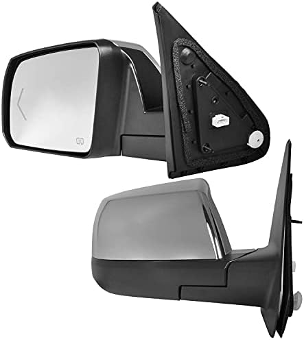 Sürücü ve Yolcu Tarafı Krom Güç Katlanır Isıtmalı Aynalar w/Sinyal ışığı, Su Birikintisi Lambası, Bellek Toyota 07-13 Tundra