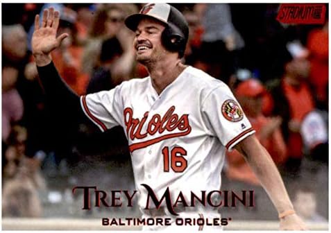 2019 Topps Stadyum Kulübü Kırmızı Folyo 32 Trey Mancini Baltimore Orioles Beyzbol Kartı