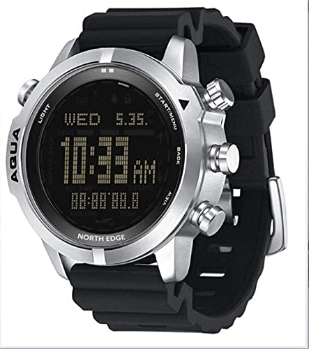 Erkek Dalış Dijital İzle Smartwatch Kol Spor Izci Tüplü Dalış (Hiçbir Deco Zaman) 50 M Dalış Saatler Altimetre Pusula Android