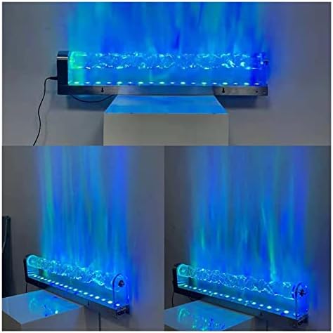 RGB LED projektör 3D Dinamik duvar yıkayıcı LED Alev Lambası Oturma Odası Başucu Projeksiyon Arka Plan Su Desen Renk Atmosfer