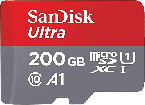 Ultra 200 GB microSDXC Çalışır Alcatel Kabile 3000G Artı tarafından Doğrulanmış SanFlash ve SanDisk (A1/C10/U1/8 k / 120MBs)