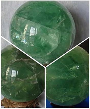 xılınshop Falcılık Topu Doğal Yeşil Kırık kristal Top Ofis Uğurlu Top Feng Shui Topu Taş Oyma Cilalı Hediye Süsler Dekoratif