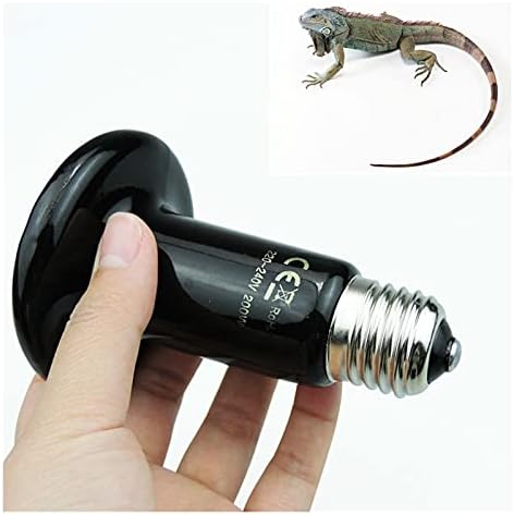 25-200 W 220 V seramik Pet ısı ışık lambası ısıtıcı Brooder sürüngen yılan büyümek sürüngen aksesuarları (Renk: 25 W)