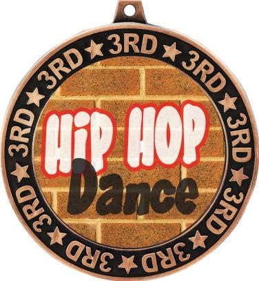 Hip Hop Dans 3rd Yer Çevre Madalya Bronz, 2.75 Dansçı Ödülleri, Çocuklar Dans Trophy Madalya Ödülleri Başbakan