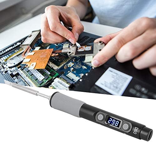 Elektrikli havya Kiti, 60 W Ayarlanabilir Sıcaklık Kaynak havya, akıllı Sabit Sıcaklık 100-400 Derece dijital ekran SQ-D60B