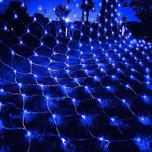 FOVKP-32.8 ft x 26ft Net ışıkları açık, parti bahçe dekor, 2600LED renkli örgü ışıkları, değişen dize ışıkları bağlanabilir,