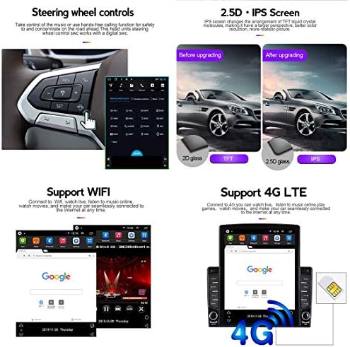 Android 9.0 Araba Stereo, radyo Honda CRV için CR-V 2012- GPS Navigasyon 9.7 İnç Dikey Ekran MP5 Multimedya Oynatıcı Video