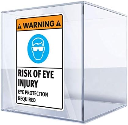 Çıkartma Etiketleri Göz Yaralanması Riskini Uyarır. Göz Koruması Gereklidir. 26 X 17,7