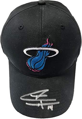 Tyler Herro İmzalı Miami Heat Yardımcısı Şapkası (JSA) - İmzalı NBA Şapkaları