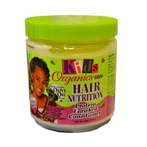 Afrika'nın en iyi Çocuk Organincs Protein Zenginleştirilmiş Saç Kremi 15 oz.