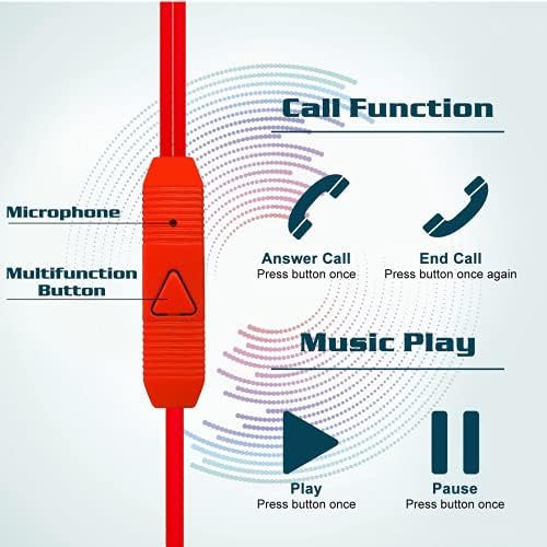 UrbanX R2 Kablolu kulak içi kulaklıklar için Mic ile Onur Holly 3 Arapsaçı-Ücretsiz Kordon ile, Gürültü Yalıtımlı Kulaklık,