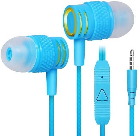UrbanX R2 Kablolu kulak içi kulaklıklar için Mic ile BLU Studio C 8+8 ile Arapsaçı-Ücretsiz Kordon, Gürültü Yalıtımlı Kulaklık,
