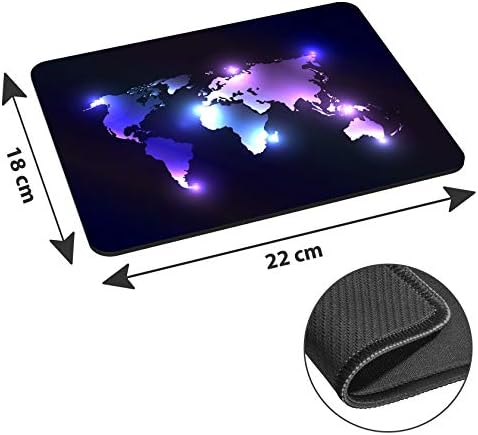 Mouse pad, Karanlık Dünya ile 17.3 inç'e kadar PEDEA Tasarım Dizüstü Bilgisayar Kılıfı