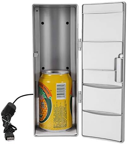 Xirfuni içecek soğutucu ısıtıcı, Mini buzdolabı Dondurucu Mini buzdolabı Taşınabilir Hafif 3.3 X 4.7 X 9.8 USB Kompakt için