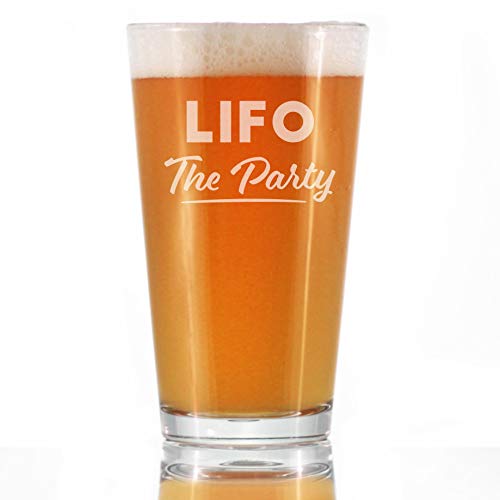 LIFO Parti - Bira Bardağı Bira Bardağı-Komik Muhasebeci Hediyeler - EBM-16 oz Bardaklar için Benzersiz Muhasebe Hediyesi