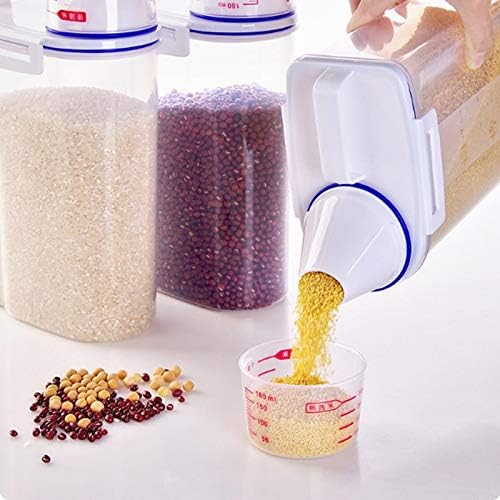 DİAOD Plastik Tahıl Dağıtıcı saklama kutusu Mutfak Gıda Tahıl Pirinç Konteyner Nem Geçirmez Pirinç Taneleri Depolama Varil
