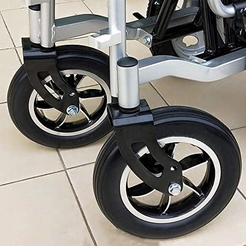 CRCR 10in / 250mm Ön Tekerlekli Katı Tekerlek Değiştirme Engelli Araçlar için, yürüyüşe Elektrikli Tekerlekli Sandalyeler Ön