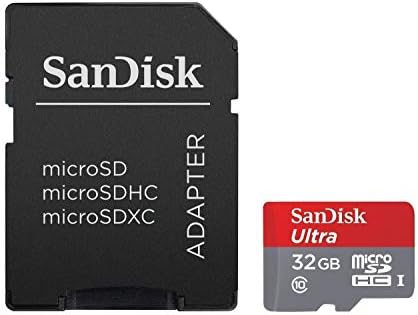Ultra 32GB microSDHC, SanFlash ve SanDisk tarafından Doğrulanan Lava Iris N350 Plus için Çalışır (A1/C10/U1/8k / 120MBs)