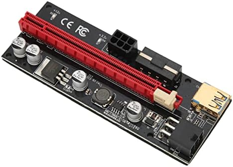 Talany PCIE 1X için 16X Yükseltici Kart, PCB Çok Katmanlı Korumalı Tel Madencilik Grafik Kartı PCIe Yükseltici için Win7 için