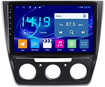 Android Araba Stereo 9-inç Dokunmatik Ekran Araba Radyo Skoda Yeti 2009-2014 için Android Oto Çift Din ile GPS Navigasyon Bluetooth