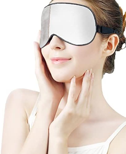 Mermer Desen Polyester Uyku Maskesi Göz Maskesi Göz Kapağı Siperliği Yumuşak Ayarlanabilir Şerit Göz Kapağı Mermer Desen