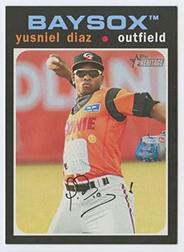 2020 Topps Miras Küçük Ligi 99 Yusniel Diaz Bowie Baysox MLB Beyzbol Kartı NM-MT