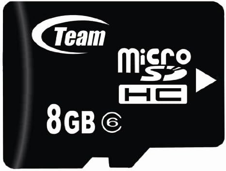 8GB Turbo Sınıf 6 microSDHC Hafıza Kartı. Blackberry Tour 9630 için Yüksek Hız 9630, ücretsiz SD ve USB Adaptörleriyle birlikte