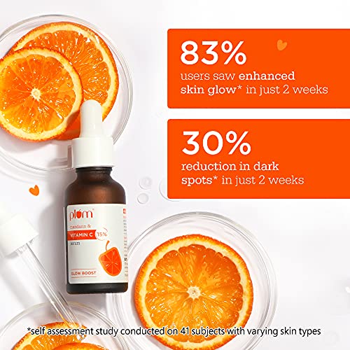 Mandalinalı Erik C Vitamini Serumu, %15 C Vitamini Yüz Serumu / Tüm Cilt Tipleri İçin / Saf Etil Askorbik Asitli / Hiperpigmentasyon