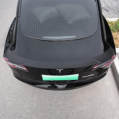 Fit Tesla Modeli 3 2017-2021 2022 Spoiler Kanat Spor Arabalar Arka Spoiler Araba Styling Kitleri ıçin Tesla Modeli 3 Aksesuarları