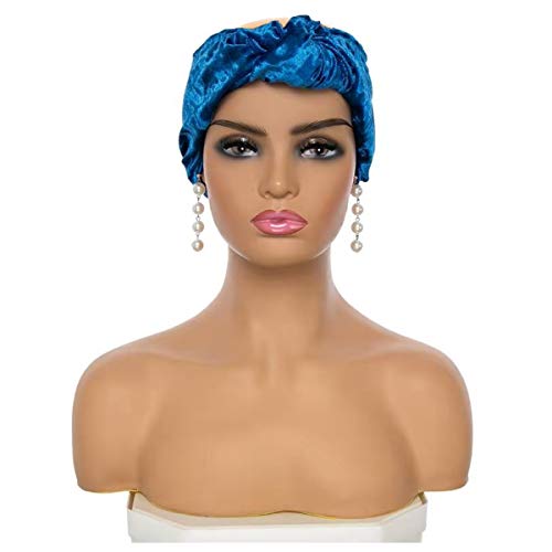 Geniş Bantlar Düğümlü Hairbands Siyah Şık Kafa Sarar Geniş Elastik başörtüsü Moda Saç Aksesuarları Kadınlar ve Kızlar için,
