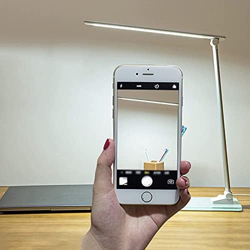 Masa Lambası Yaratıcı Plug-in Masa Lambası Cam Taban ve USB Şarj Portu ile LED Masa Lambası 3 Renk Modu ile Ayarlanabilir Ev