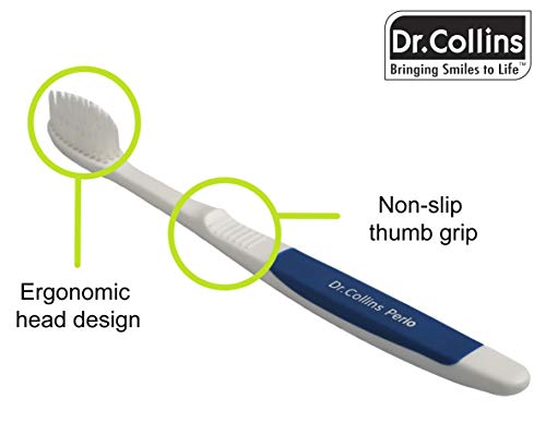 Dr. Collins Perio Diş Fırçası, (Renkler Değişir) (4'lü Paket)