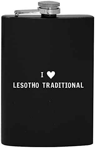 Ben Kalp Aşk Lesotho Geleneksel-8 oz Kalça İçme Alkol Şişesi